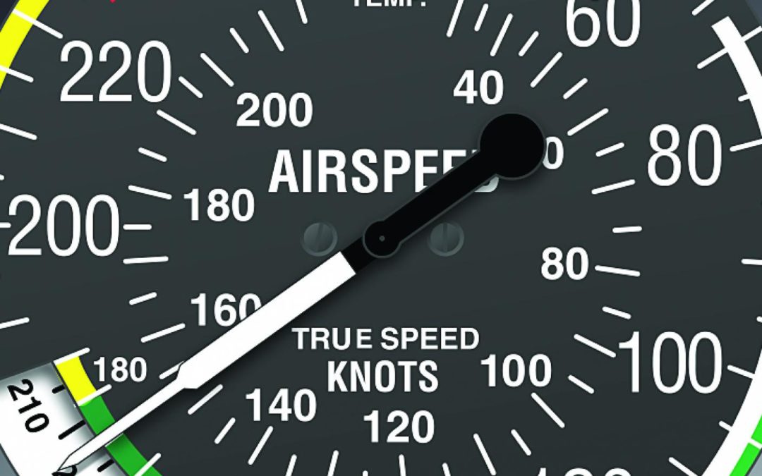 Why does true airspeed increase with altitude and temperature?